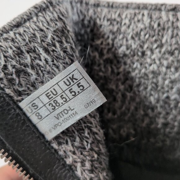 Cougar Vito-L Leather Boots Black Booties  8 Waterproof Side Zip Mid Calf Winter - Picture 2 of 16